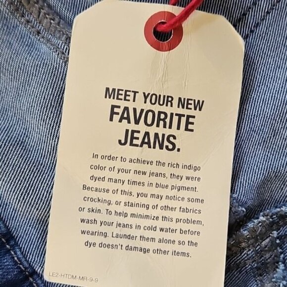 Lands' End Pull-On Jeans Women's 26W  Mid-Rise Skinny Tapered Leg Elastic NWT - Picture 11 of 15